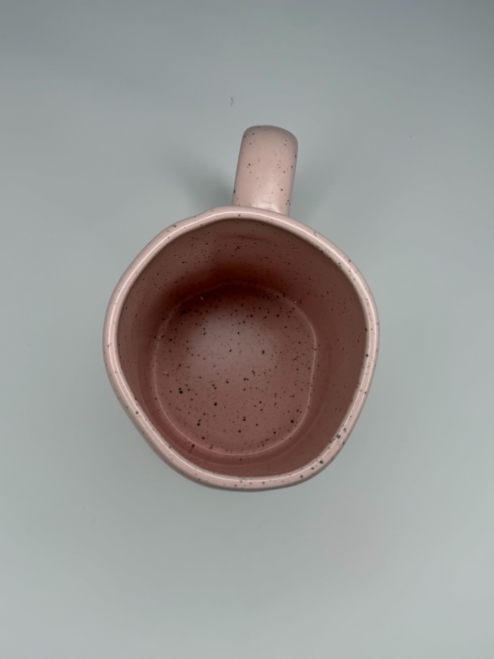 Rae Dunn Did Some Bunny Say Chocolate Pink Speckled Ceramic Coffee Mug - Picture 5 of 7